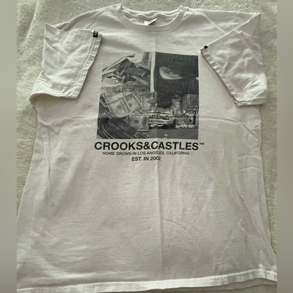 XL men’s crooks & castles t-shirt - Picture 4 of 4